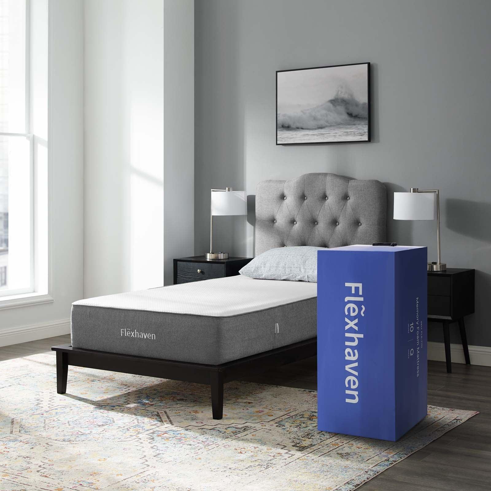 Modway Flexhaven 10" Twin Memory Mattress FredCo