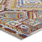 Modway Florita Distressed Southwestern Aztec Area Rug FredCo
