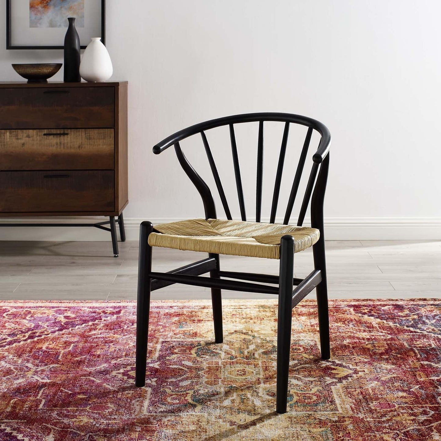 Modway Flourish Spindle Wood Dining Side Chair FredCo