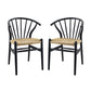 Modway Flourish Spindle Wood Dining Side Chair Set of 2 FredCo