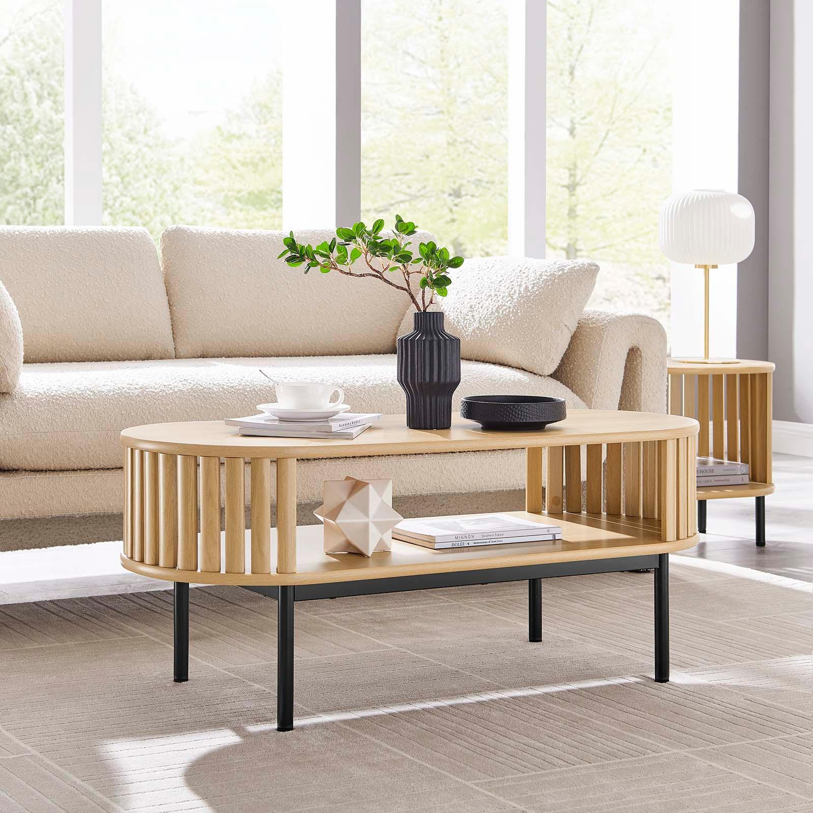 Modway Fortitude Wood Coffee Table FredCo