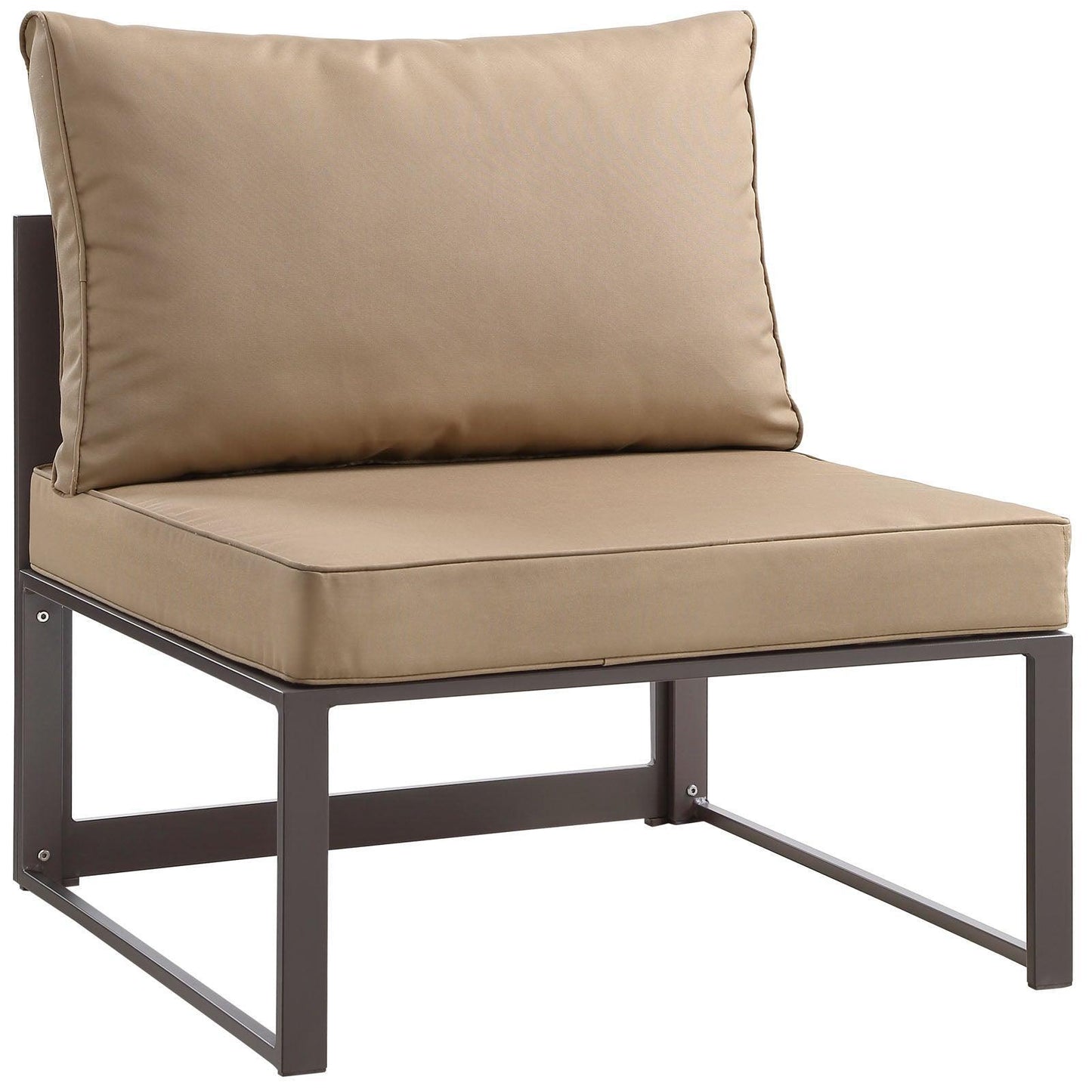 Modway Fortuna 7 Piece Outdoor Patio Sectional Sofa Set FredCo