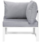 Modway Fortuna 8 Piece Outdoor Patio Sectional Sofa Set, EEI-1730 FredCo