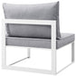 Modway Fortuna 8 Piece Outdoor Patio Sectional Sofa Set, EEI-1730 FredCo