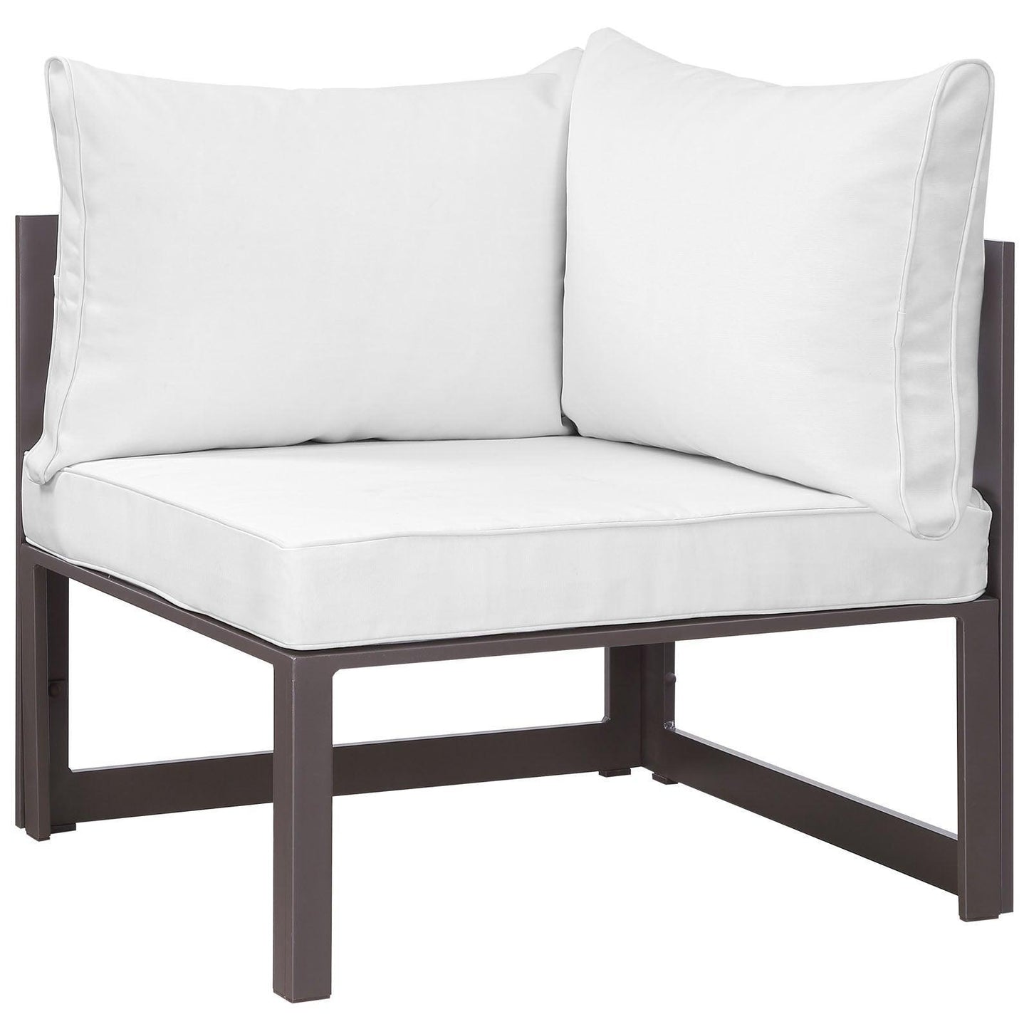 Modway Fortuna 9 Piece Outdoor Patio Sectional Sofa Set FredCo