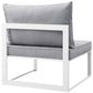 Modway Fortuna 9 Piece Outdoor Patio Sectional Sofa Set, EEI-1734 FredCo