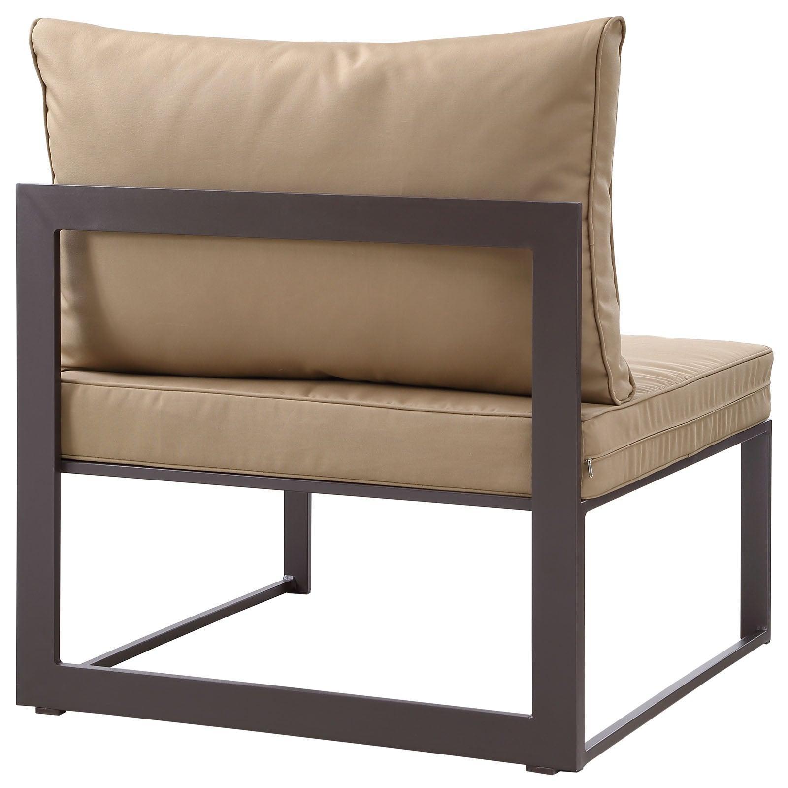 Modway Fortuna Armless Outdoor Patio Chair FredCo
