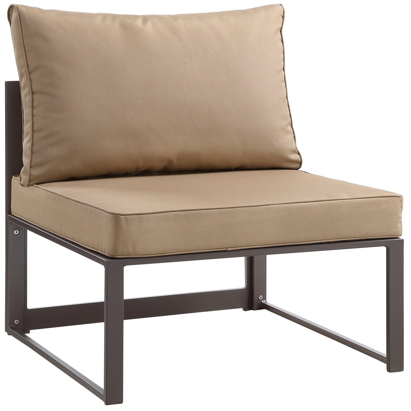 Modway Fortuna Armless Outdoor Patio Chair FredCo