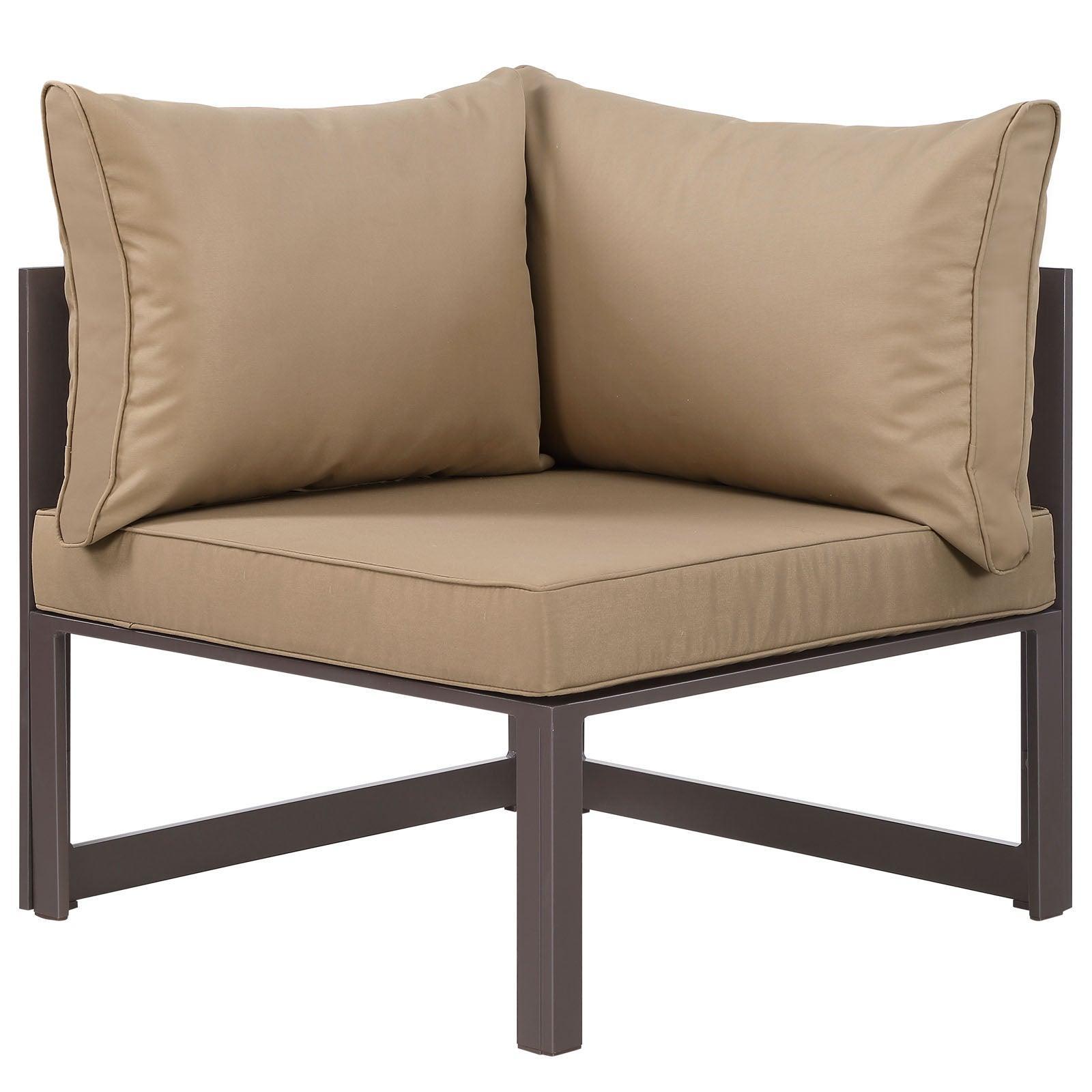 Modway Fortuna Corner Outdoor Patio Armchair FredCo