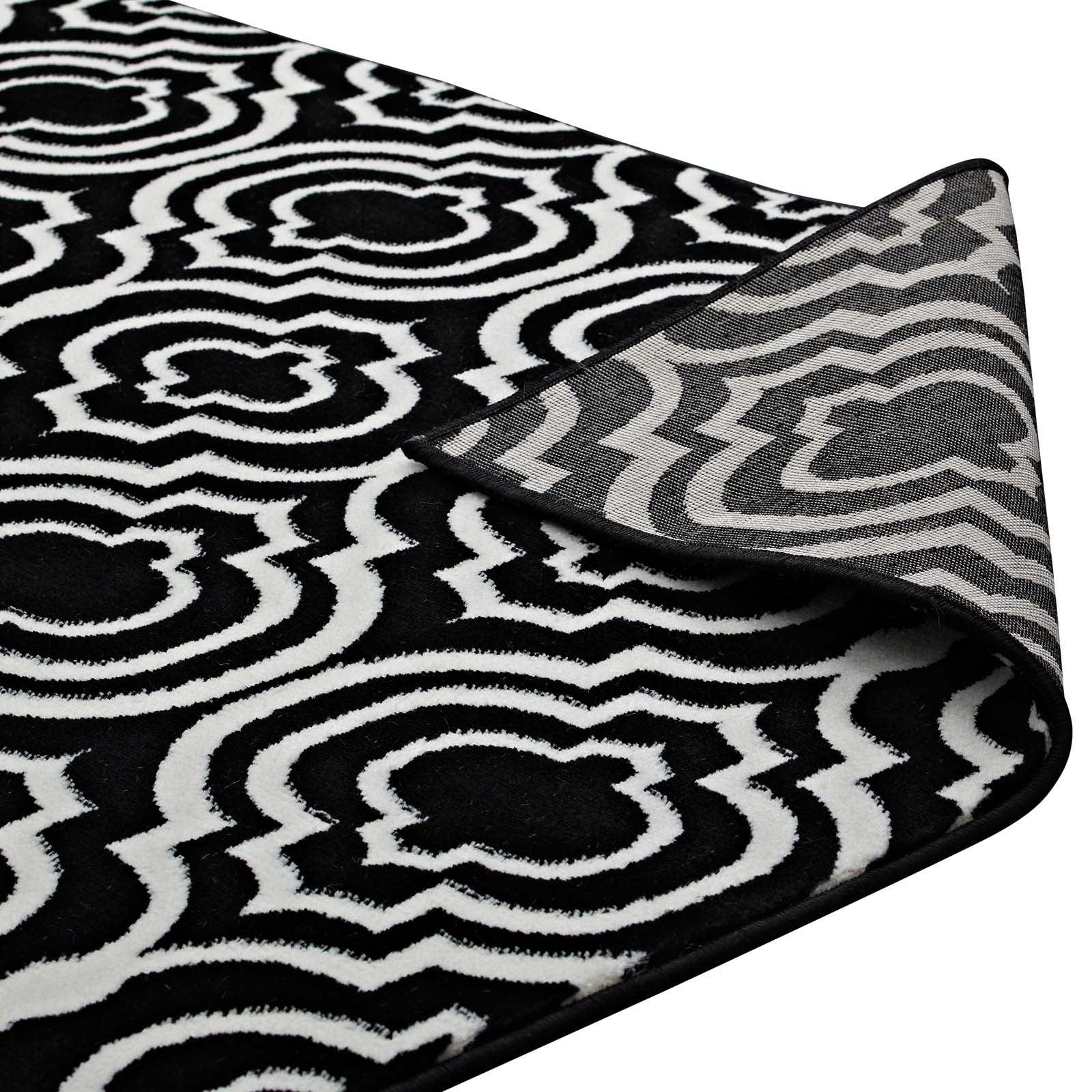 Modway Frame Transitional Moroccan Trellis Area Rug FredCo