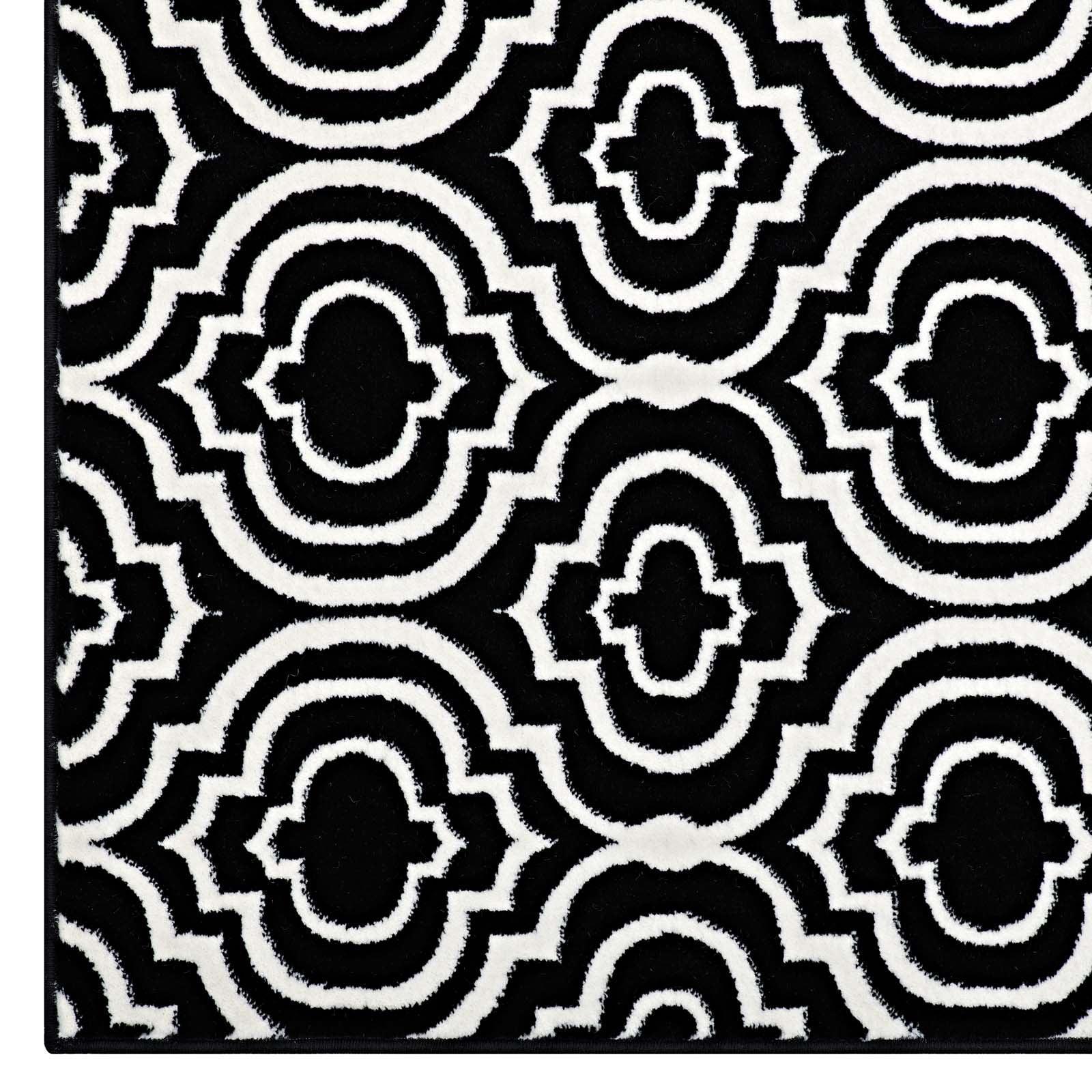 Modway Frame Transitional Moroccan Trellis Area Rug FredCo
