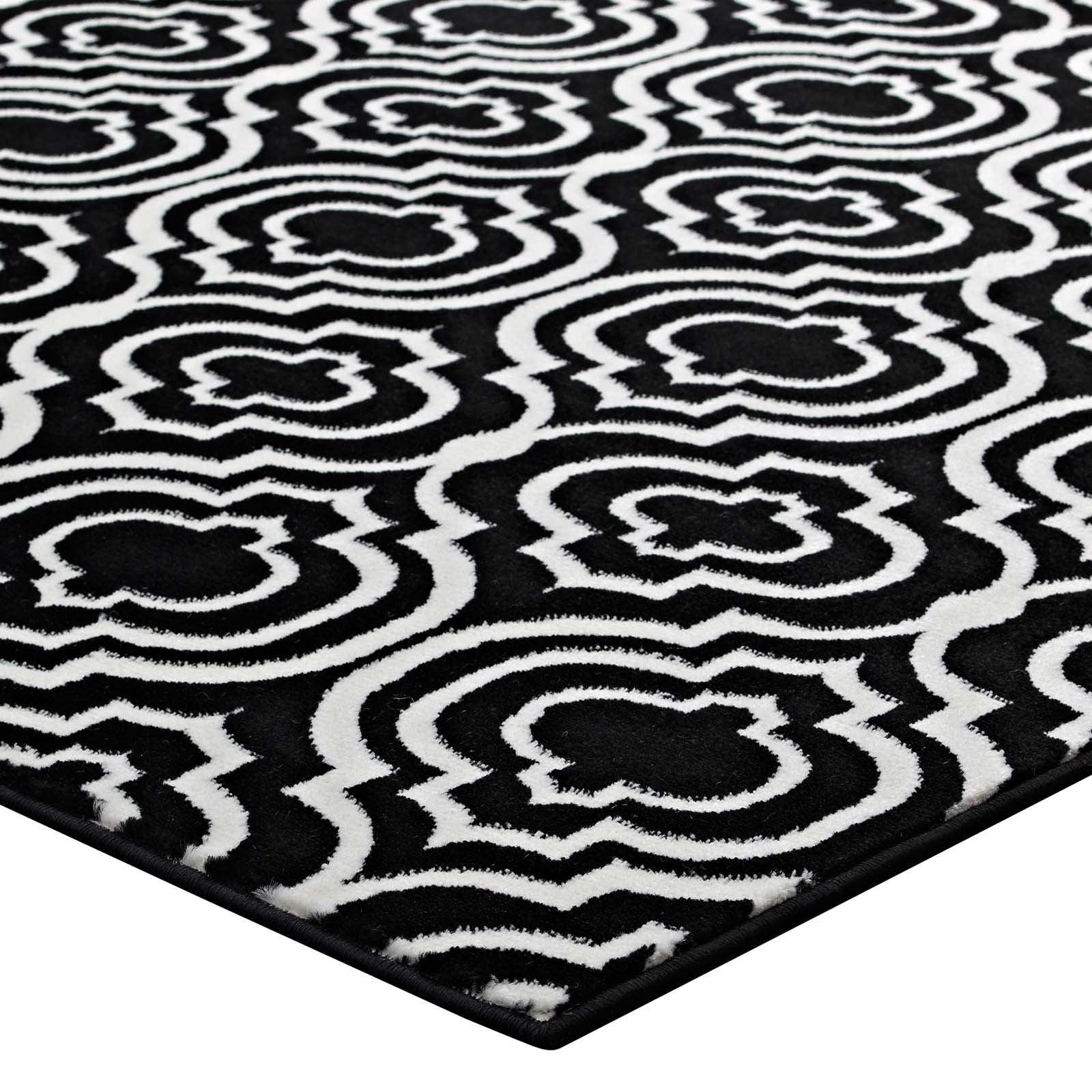 Modway Frame Transitional Moroccan Trellis Area Rug FredCo