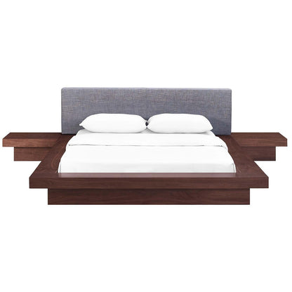 Modway Freja 3 Piece Queen Fabric Bedroom Set FredCo