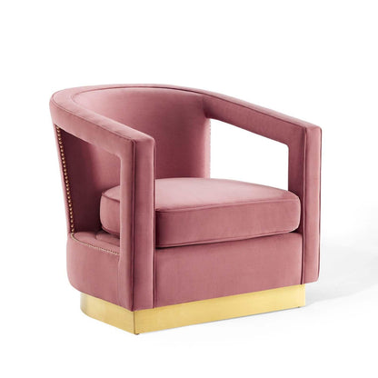 Modway Frolick Performance Velvet Armchair FredCo