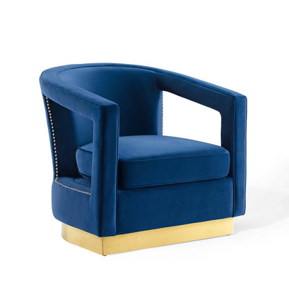 Modway Frolick Performance Velvet Armchair FredCo