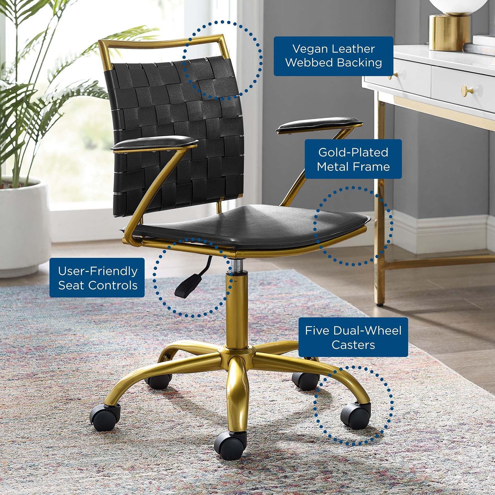 Modway Fuse Faux Leather Office Chair FredCo