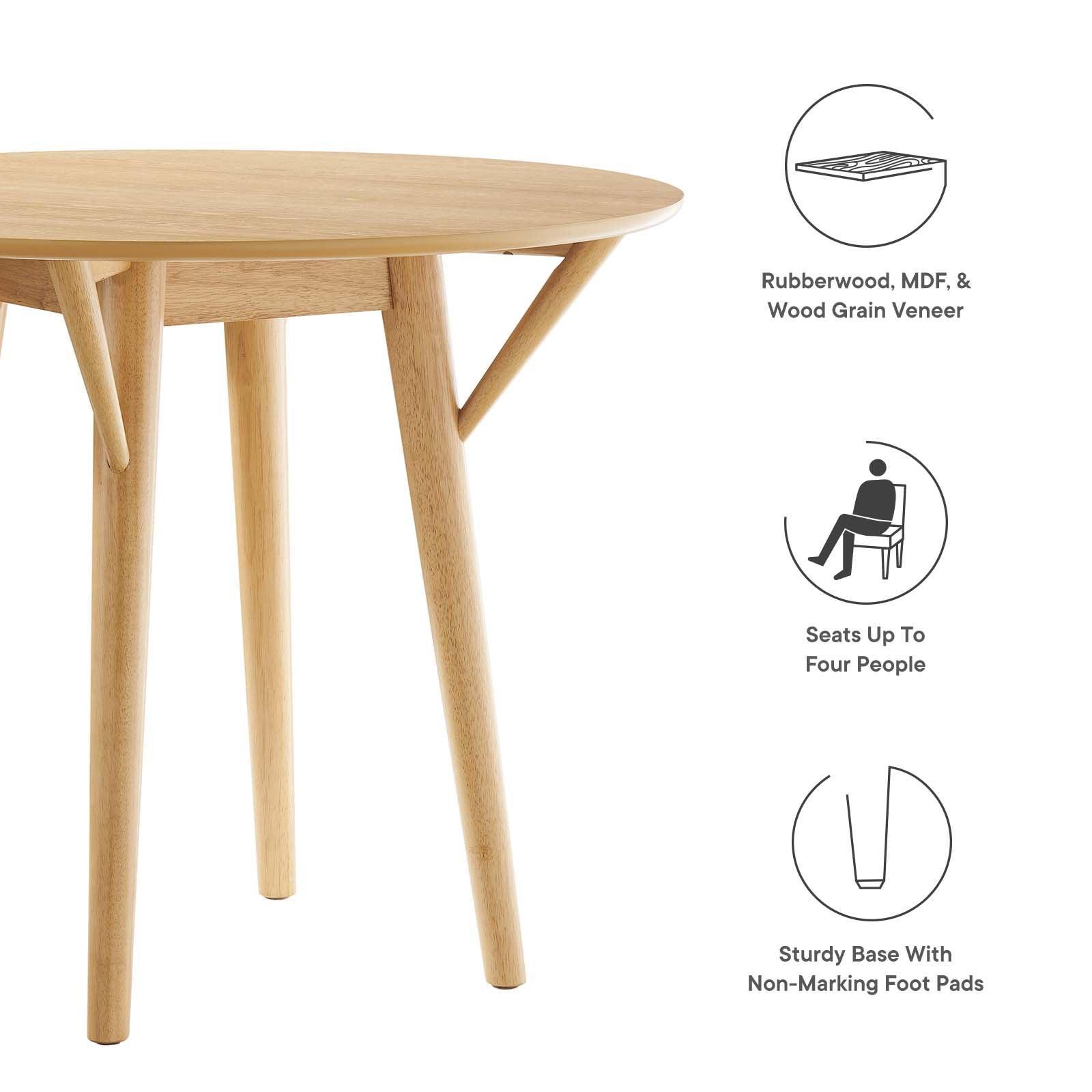 Modway Gallant 36" Dining Table, EEI-5515 FredCo
