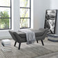 Modway Gambol Upholstered Fabric Bench FredCo