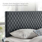 Modway Garcelle Performance Velvet Twin Platform Bed FredCo