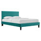 Modway Garcelle Performance Velvet Twin Platform Bed FredCo