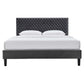 Modway Garcelle Performance Velvet Twin Platform Bed FredCo