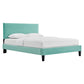 Modway Garcelle Performance Velvet Twin Platform Bed FredCo