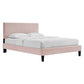 Modway Garcelle Performance Velvet Twin Platform Bed FredCo