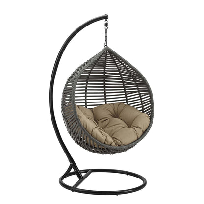 Modway Garner Teardrop Outdoor Patio Swing Chair FredCo