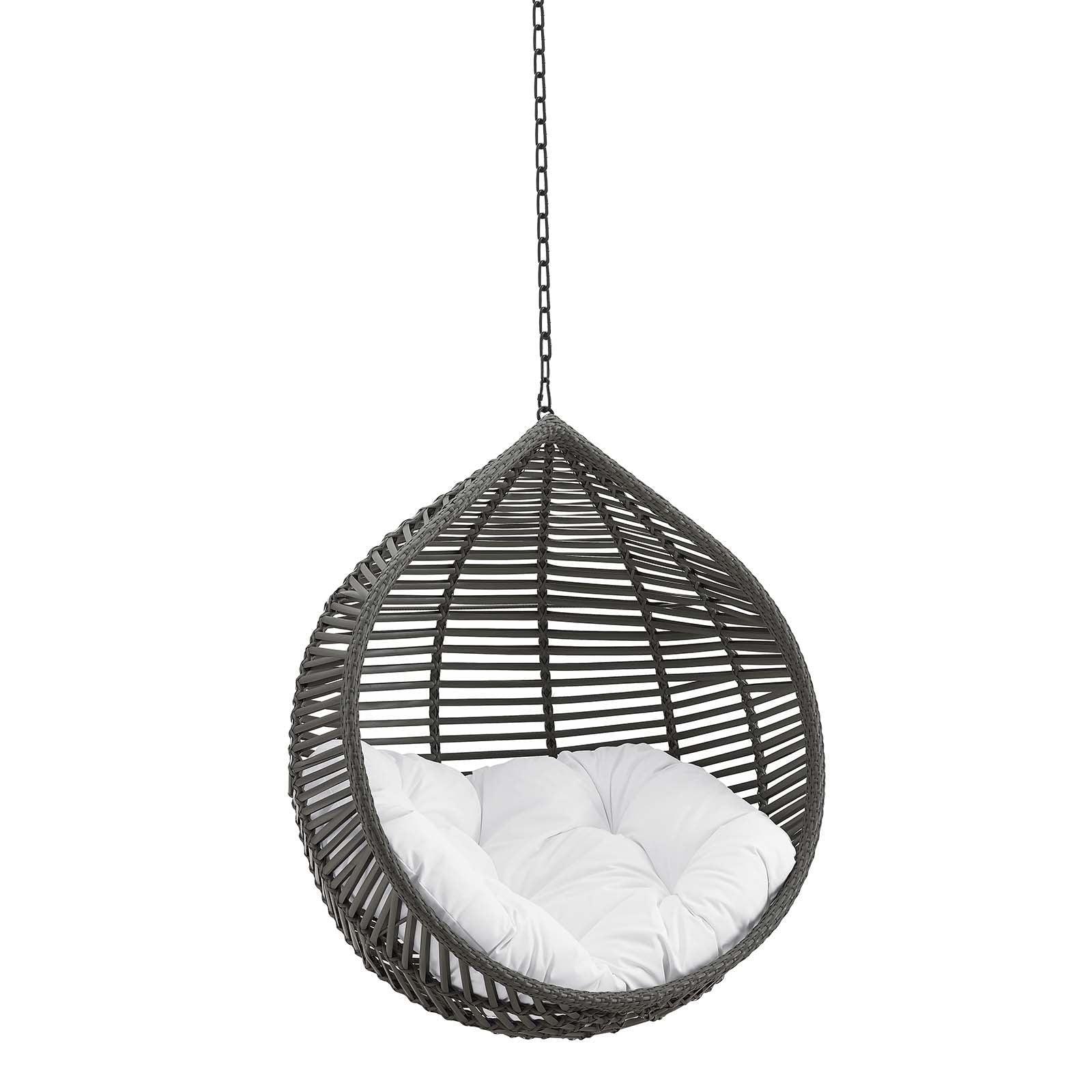 Modway Garner Teardrop Outdoor Patio Swing Chair Without Stand FredCo