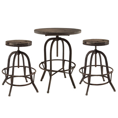 Modway Gather 3 Piece Dining Set FredCo