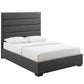Modway Genevieve Queen Upholstered Fabric Platform Bed FredCo