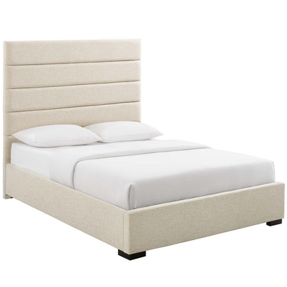 Modway Genevieve Queen Upholstered Fabric Platform Bed FredCo