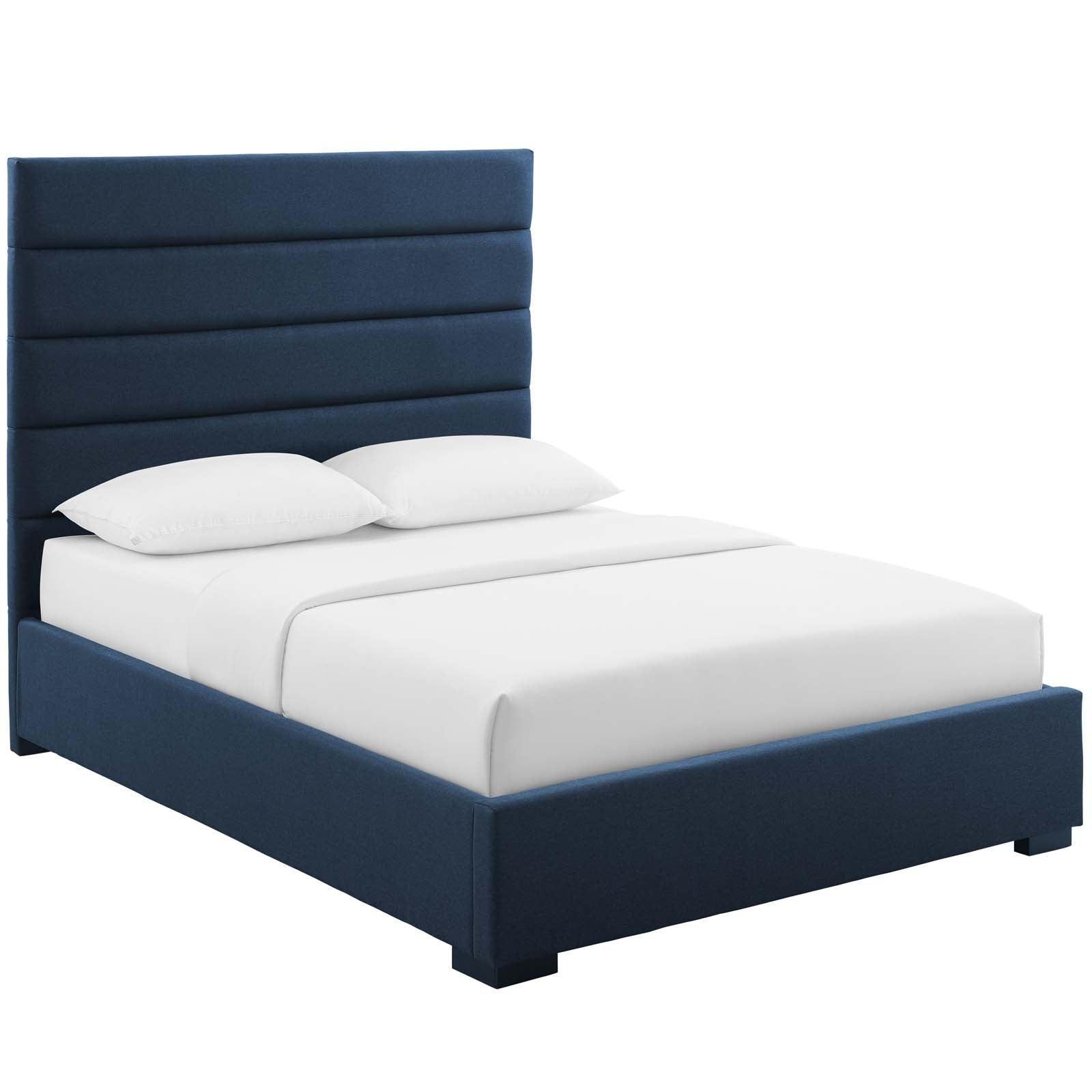 Modway Genevieve Queen Upholstered Fabric Platform Bed FredCo