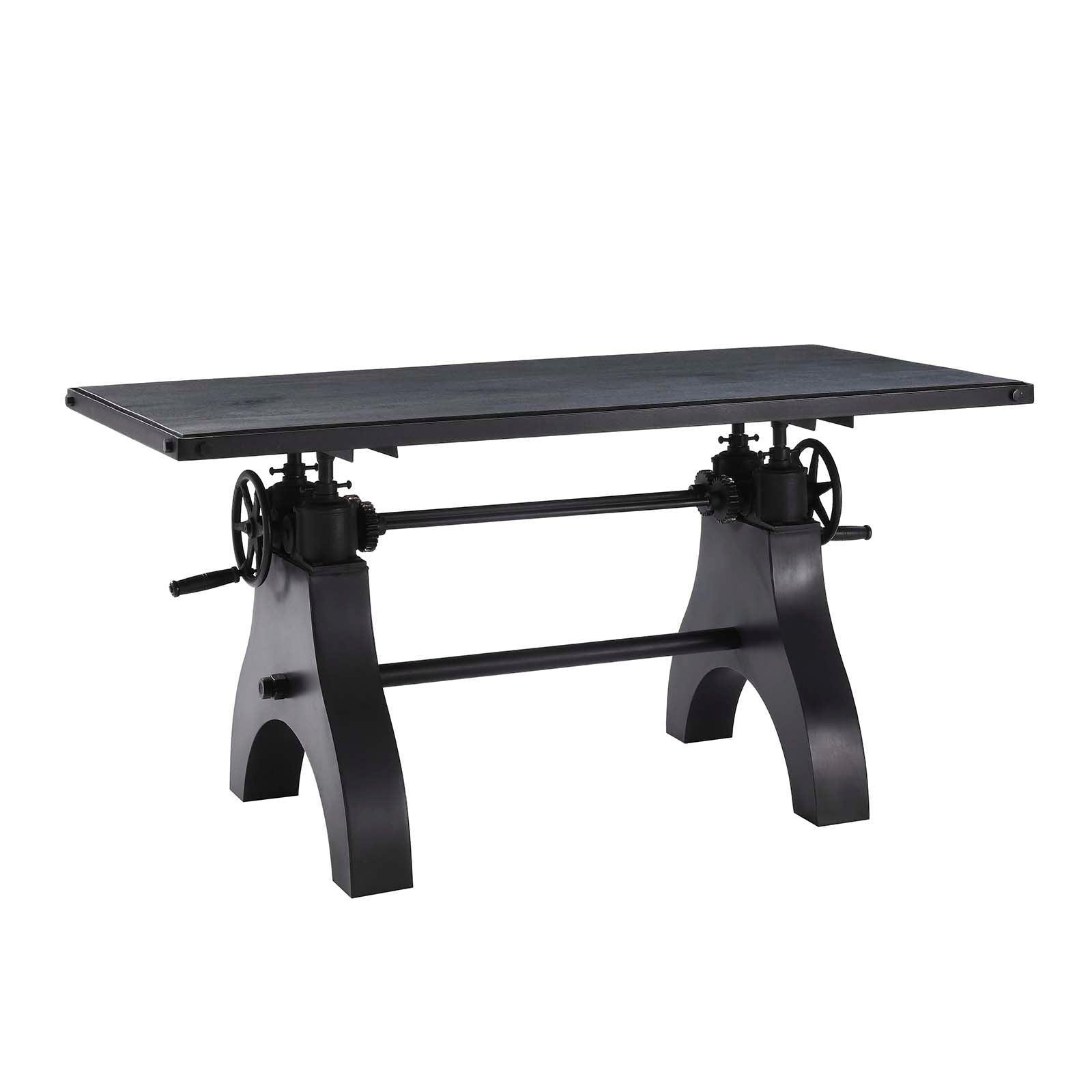 Modway Genuine 60" Crank Adjustable Height Dining Table and Computer Desk, EEI-6148 FredCo