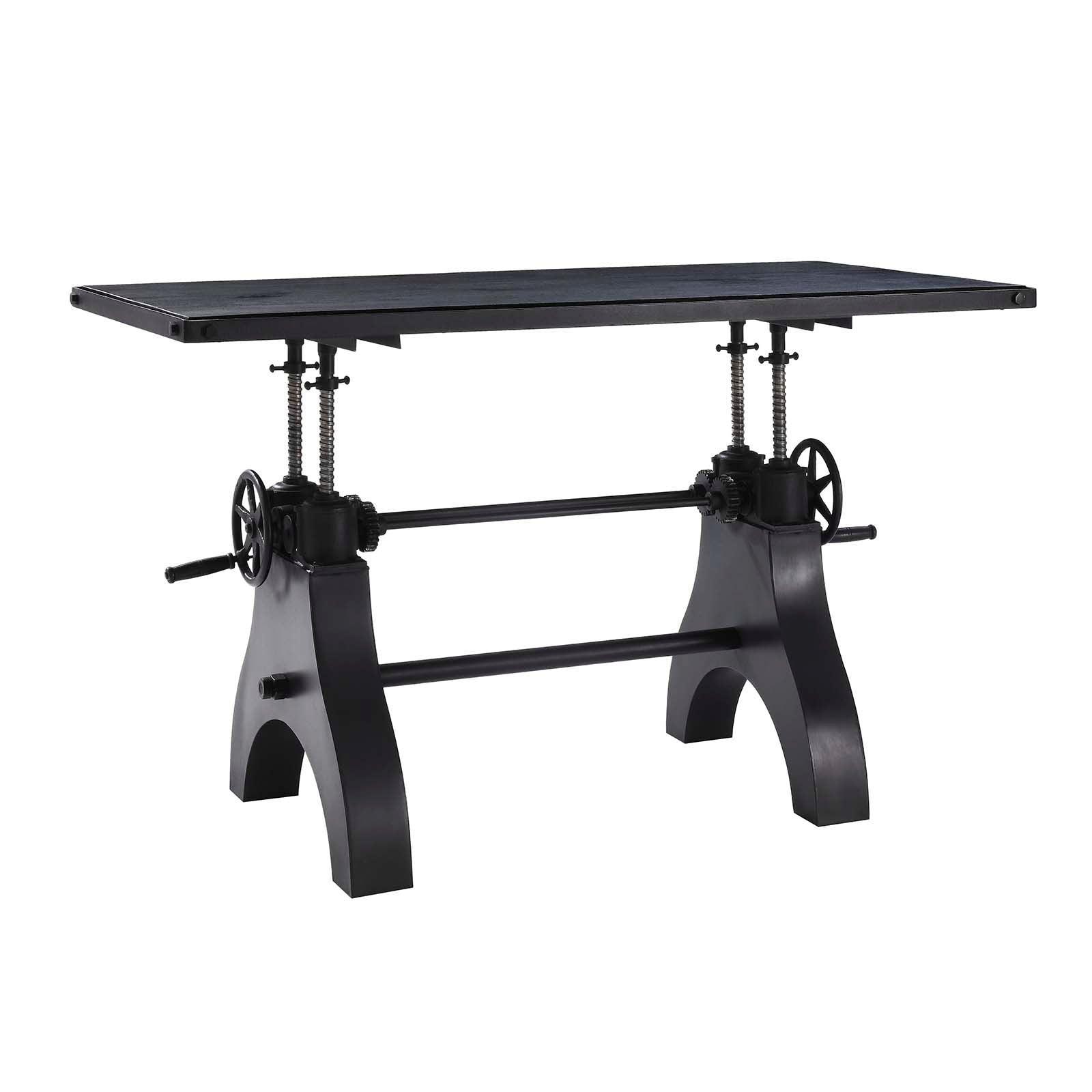 Modway Genuine 60" Crank Adjustable Height Dining Table and Computer Desk, EEI-6148 FredCo