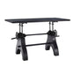 Modway Genuine 60" Crank Adjustable Height Dining Table and Computer Desk, EEI-6148 FredCo