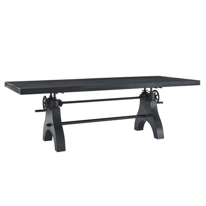 Modway Genuine 96" Crank Adjustable Height Dining and Conference Table, EEI-6149 FredCo