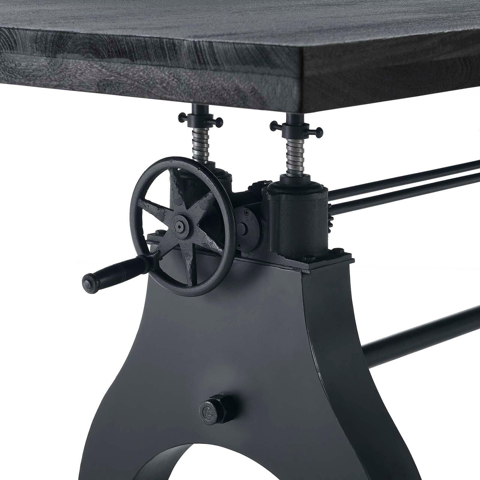Modway Genuine 96" Crank Adjustable Height Dining and Conference Table, EEI-6149 FredCo