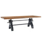 Modway Genuine 96" Crank Adjustable Height Dining and Conference Table, EEI-6149 FredCo