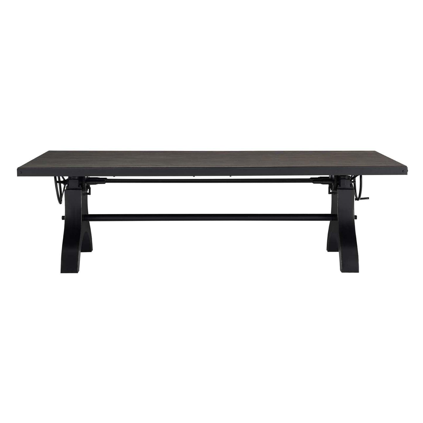 Modway Genuine 96" Crank Height Adjustable Rectangle Dining and Conference Table FredCo
