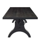 Modway Genuine 96" Crank Height Adjustable Rectangle Dining and Conference Table FredCo