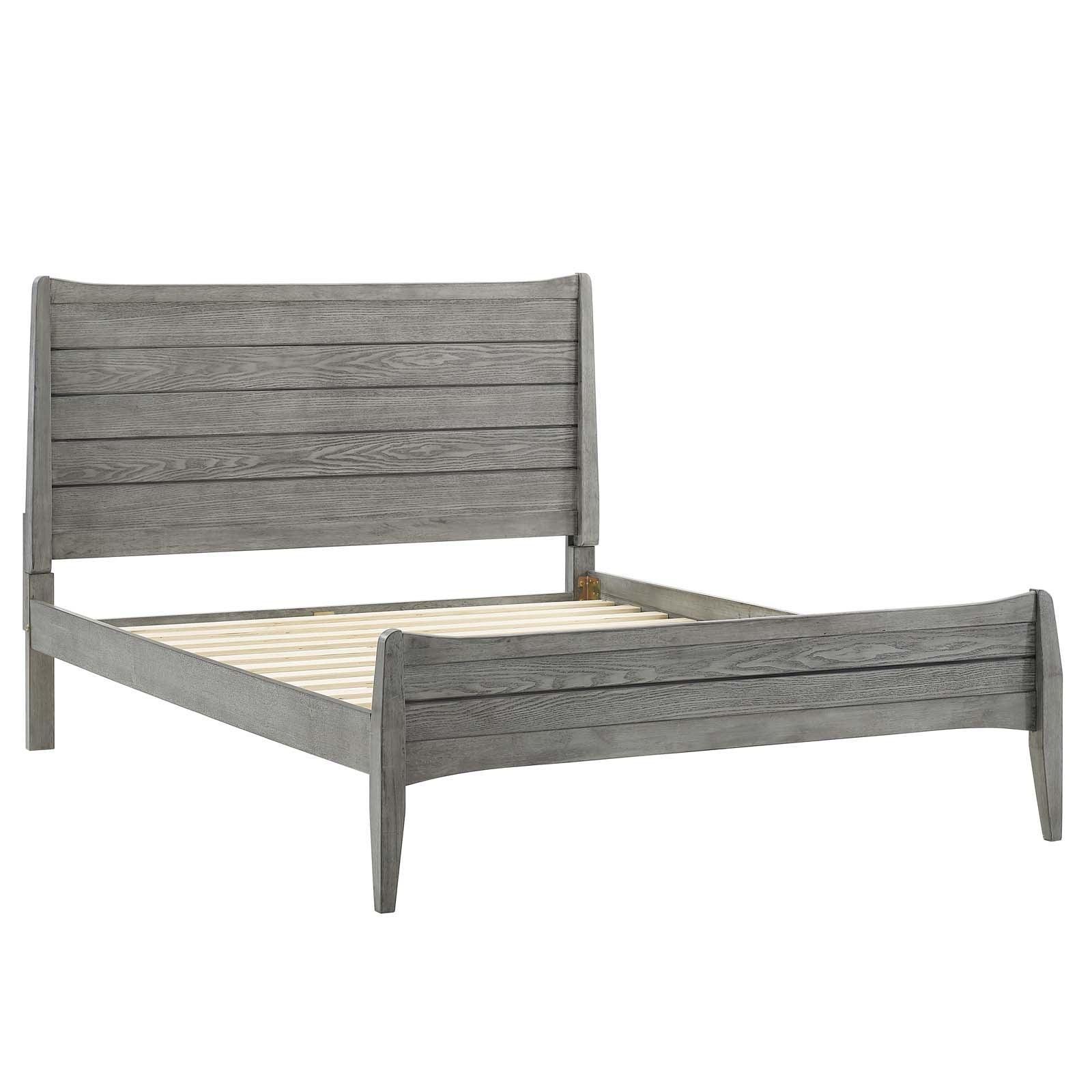 Modway Georgia King Wood Platform Bed FredCo