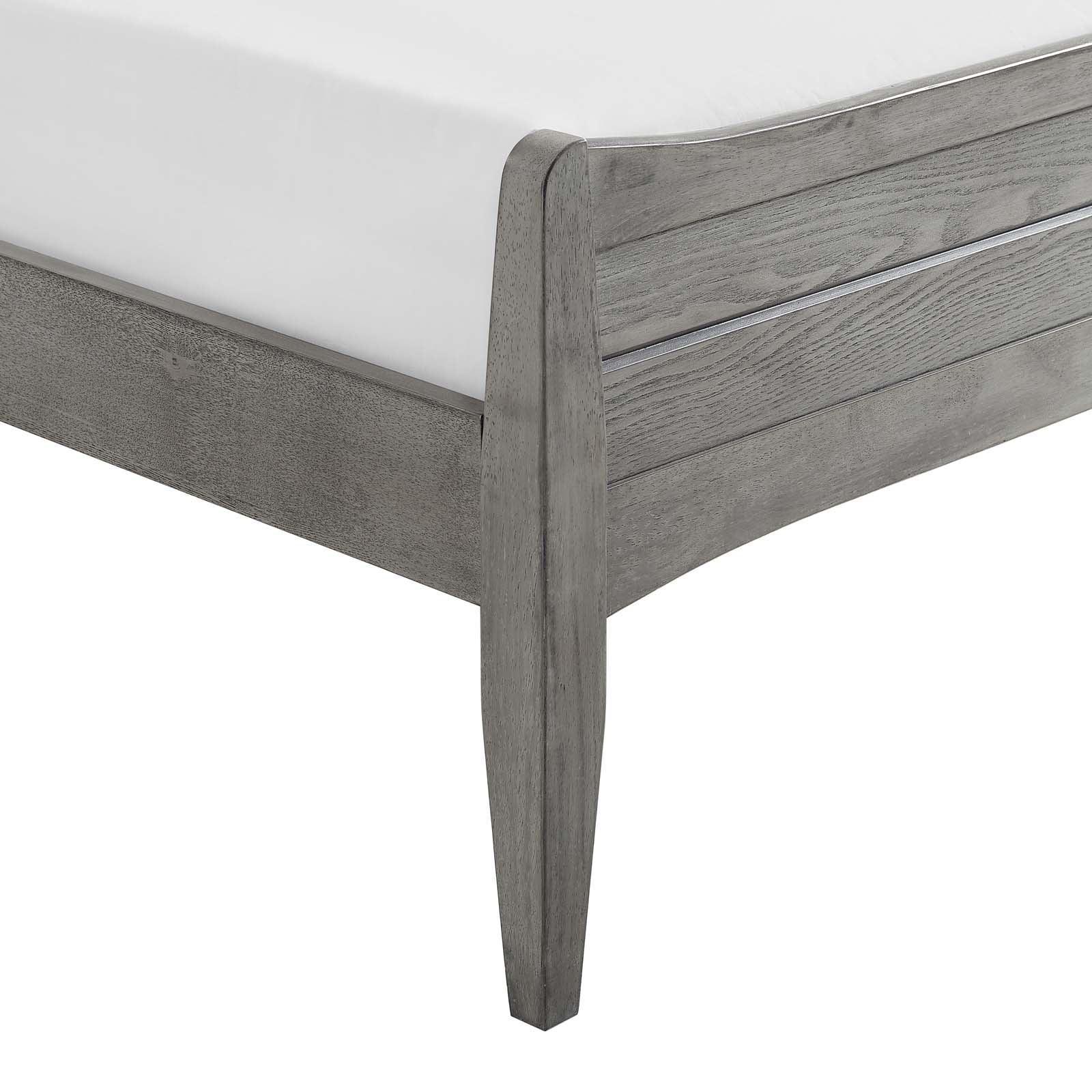 Modway Georgia King Wood Platform Bed FredCo