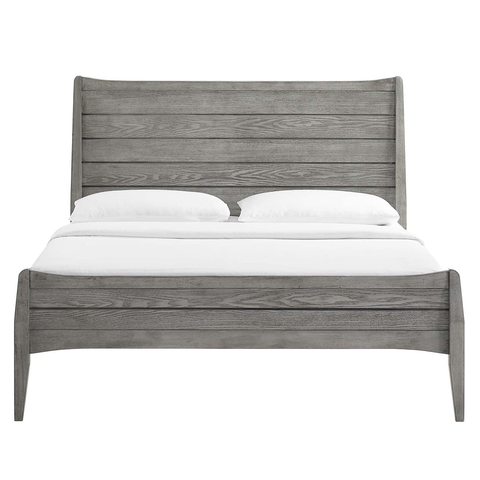 Modway Georgia Queen Wood Platform Bed FredCo