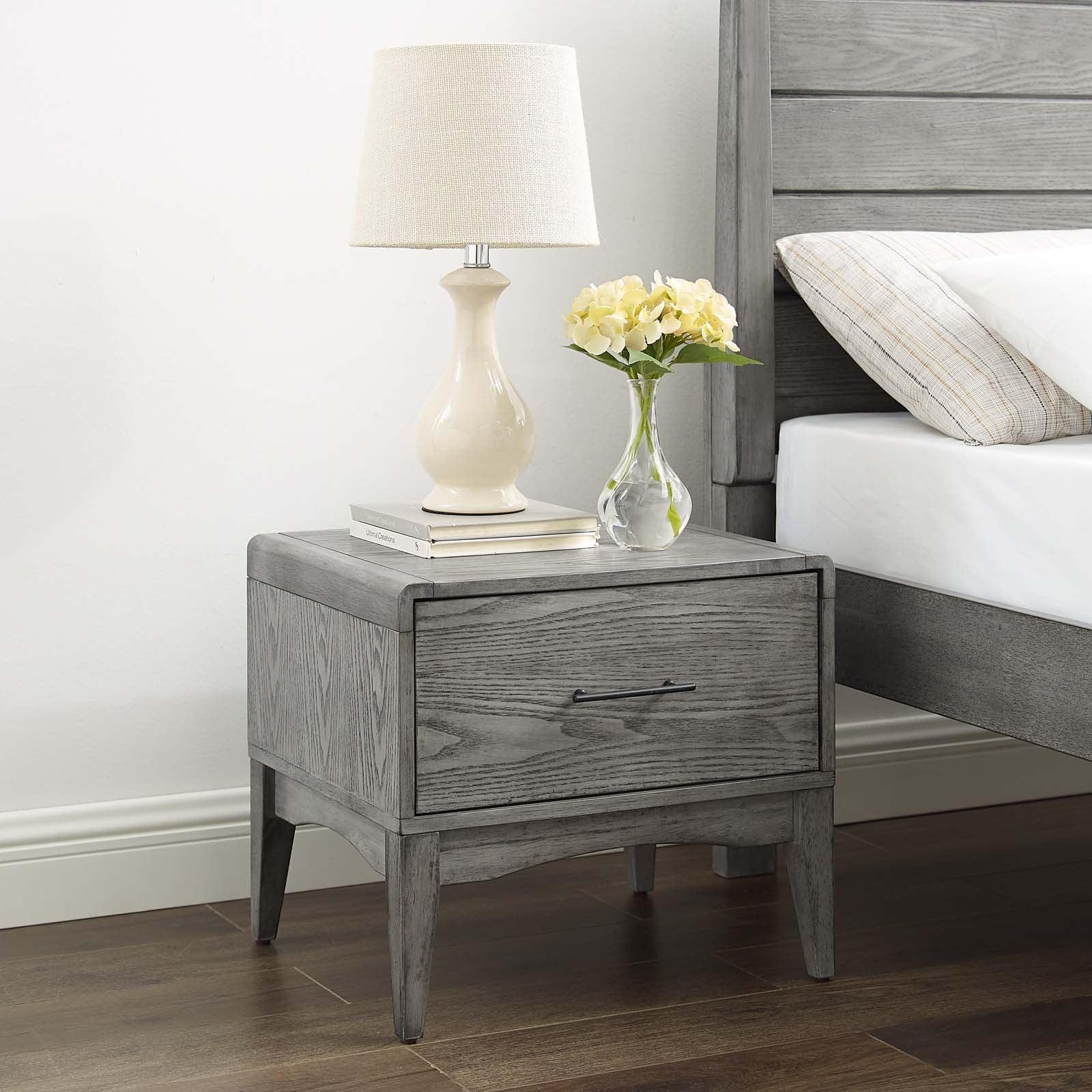Modway Georgia Wood Nightstand FredCo