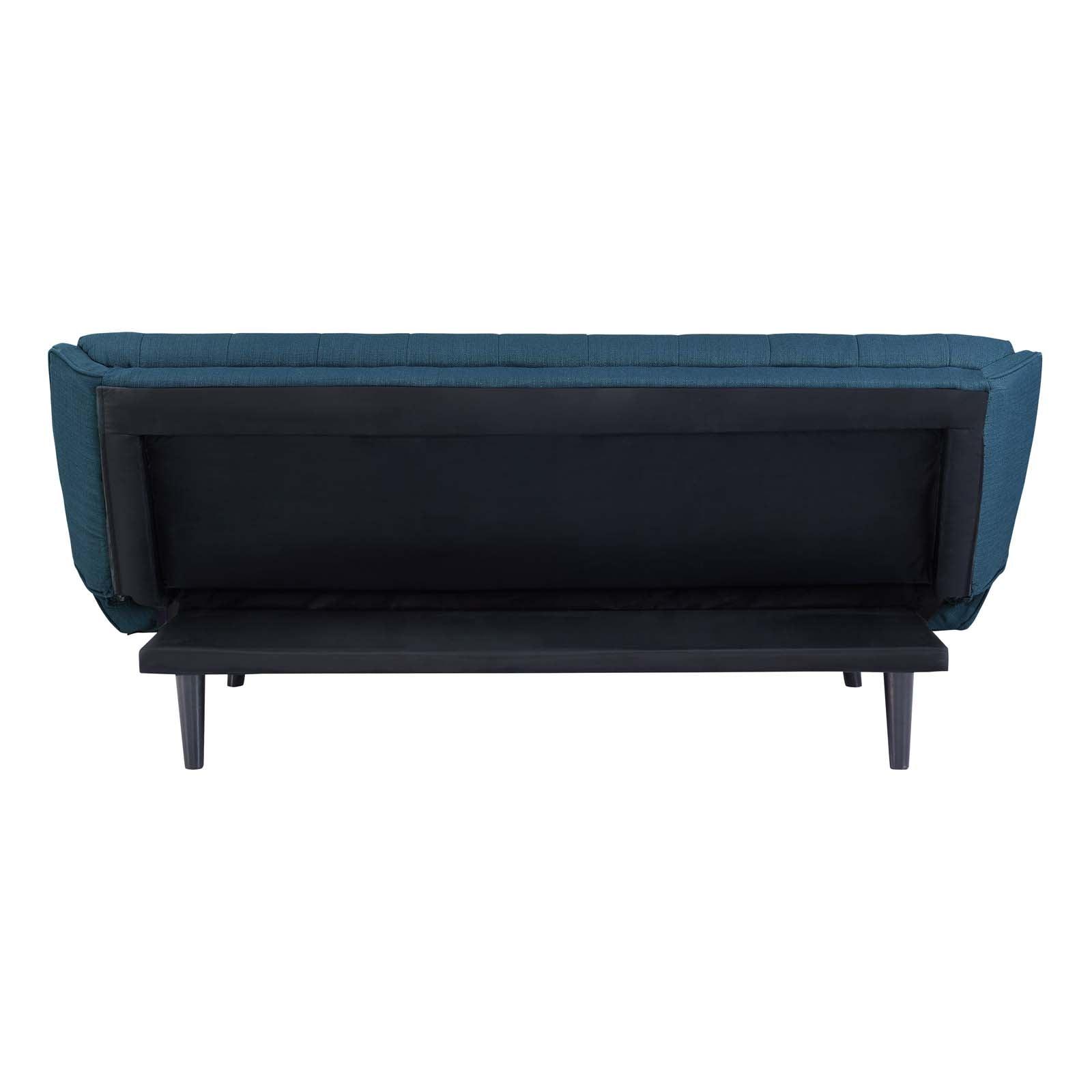 Modway Glance Tufted Convertible Fabric Sofa Bed FredCo