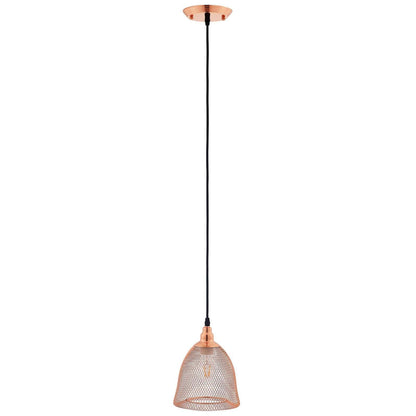 Modway Glimmer Bell-Shaped Rose Gold Pendant Ligh FredCo