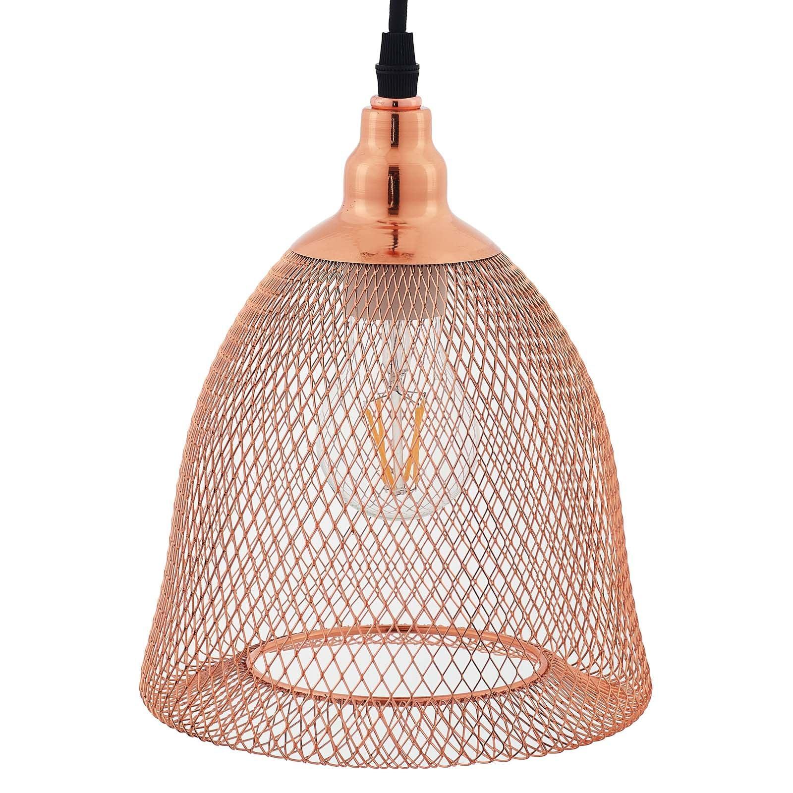 Modway Glimmer Bell-Shaped Rose Gold Pendant Ligh FredCo