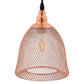 Modway Glimmer Bell-Shaped Rose Gold Pendant Ligh FredCo