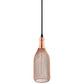 Modway Glimmer Bottle-Shaped Rose Gold Pendant Light FredCo